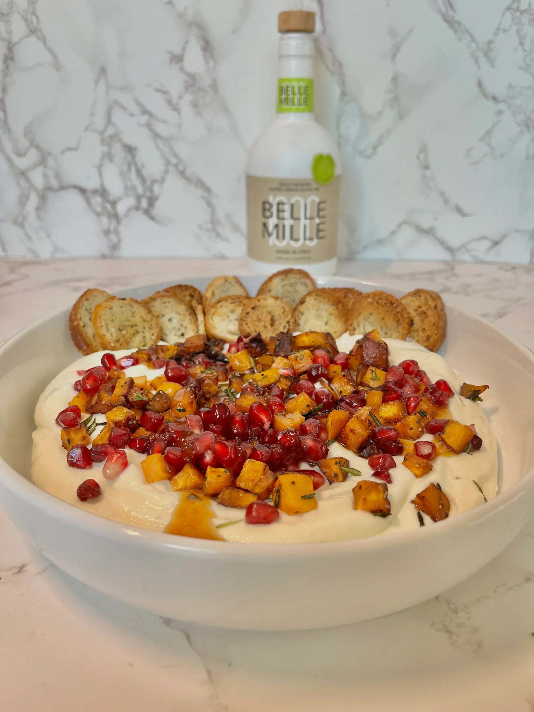 Sweet and Savory Whipped Ricotta Dip